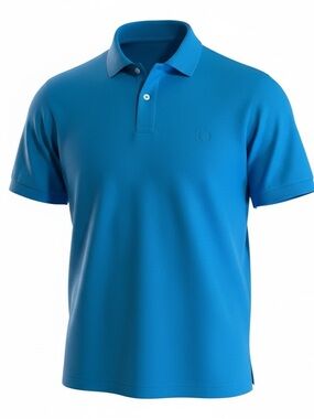 Chaps Men's Bright Blue Polo Shirt